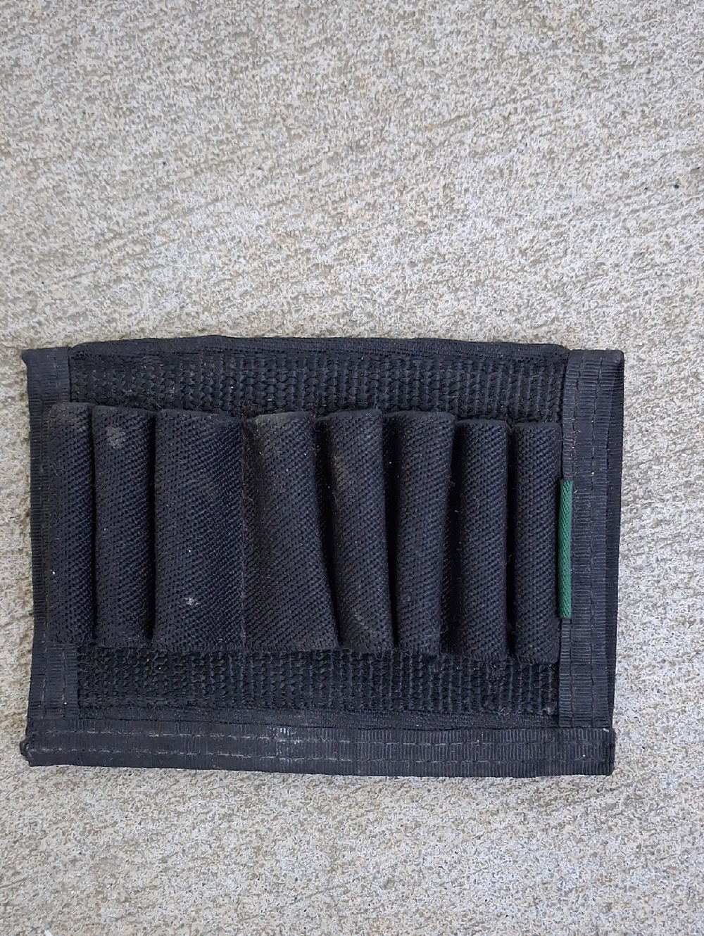 Cabela's Black Elastic Cartridge Bandoleer with Green Logo